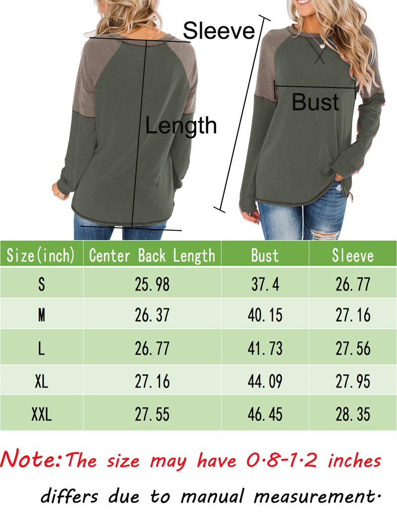 Bingerlily Women Dull Green Long Sleeve Tunic Top