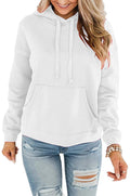 Bingerlily Women's White Hoodie