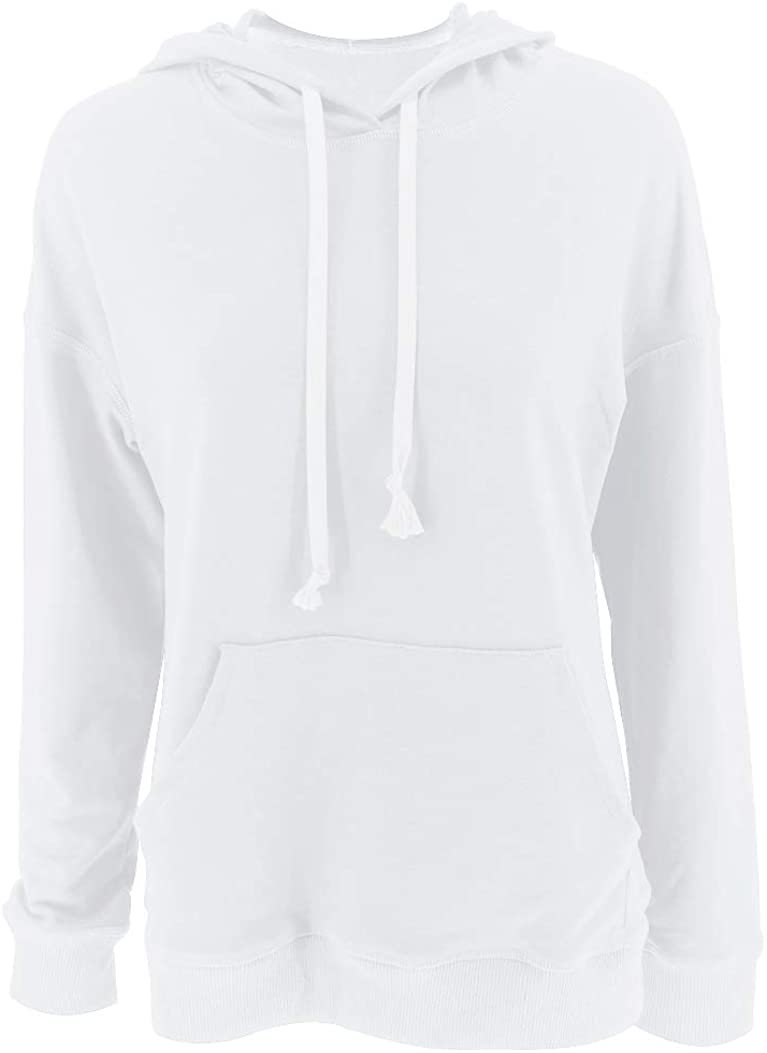 Bingerlily Women's White Hoodie