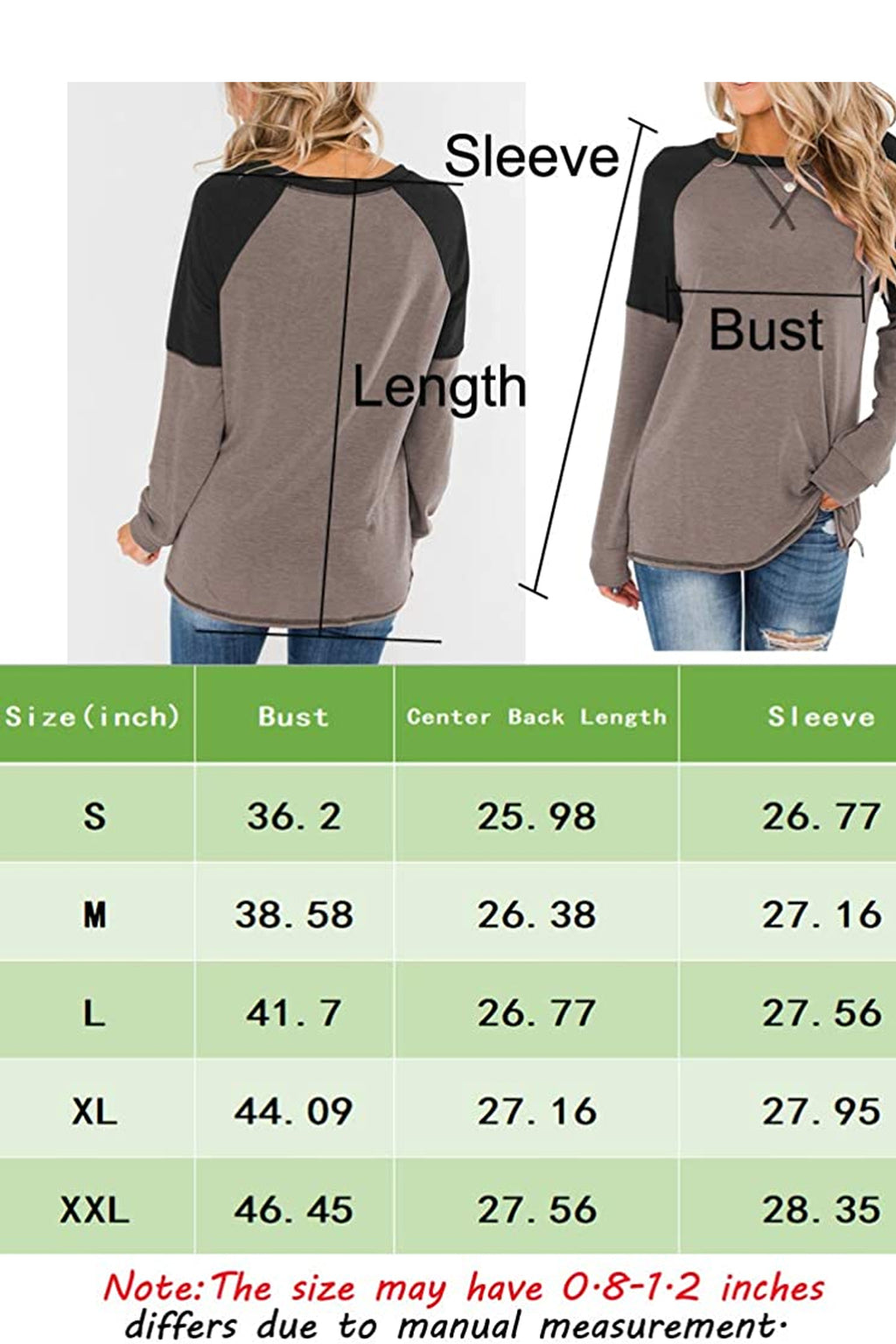 Bingerlily Women Brown Long Sleeve Tunic Top