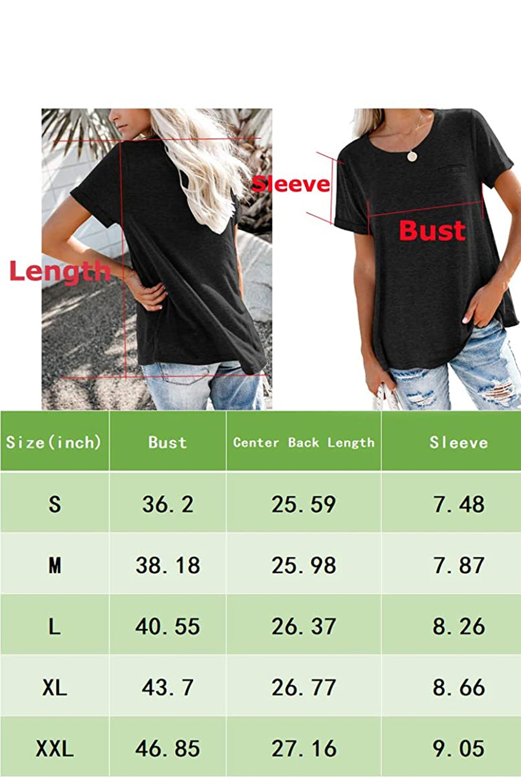 Bingerlily Black Roll Up Short Sleeve T Shirt