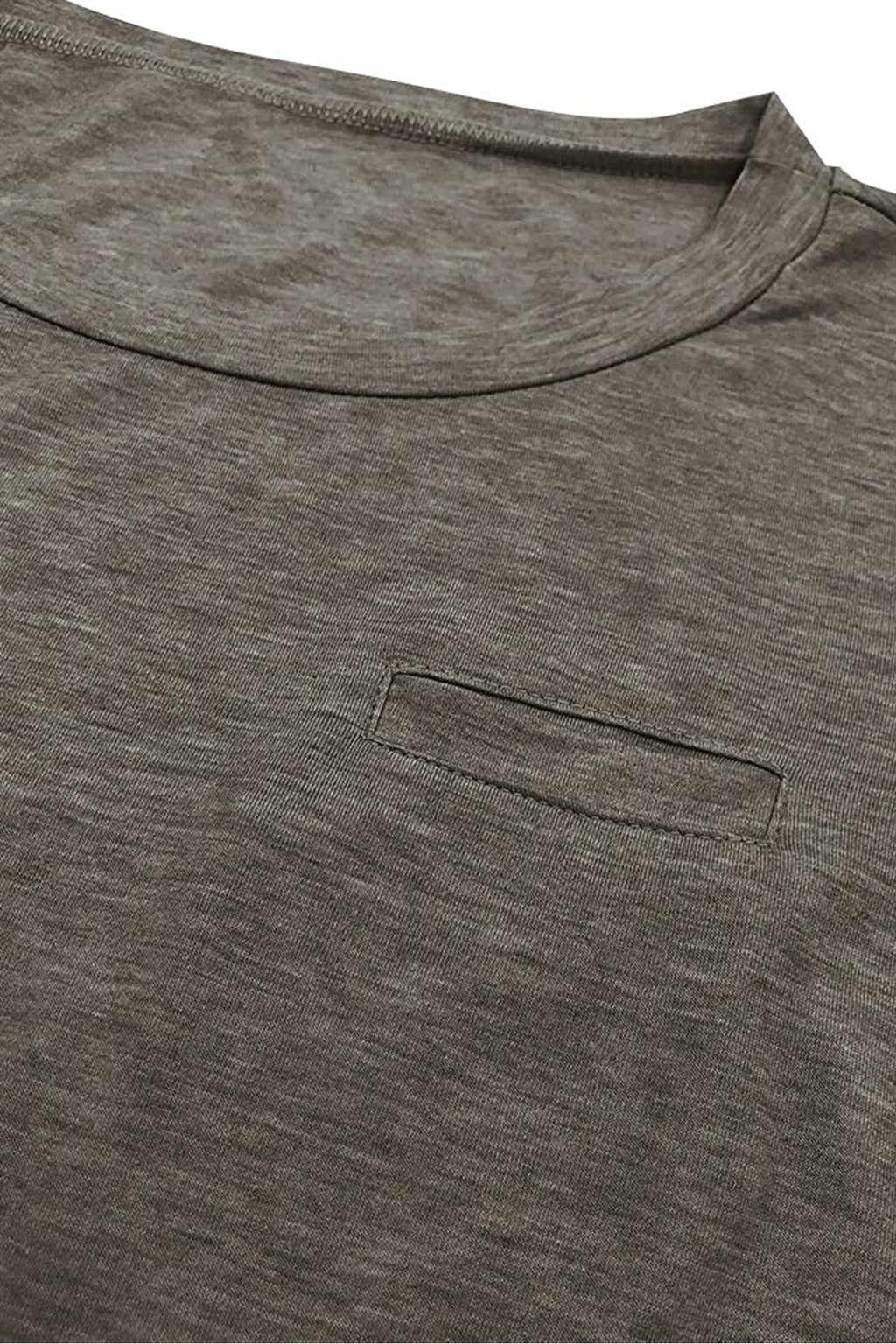 Bingerlily Brown Roll Up Short Sleeve T Shirt