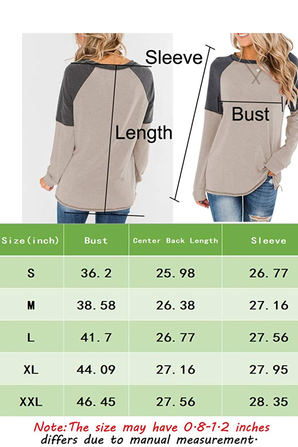 Bingerlily Women Khaki Long Sleeve Tunic Top