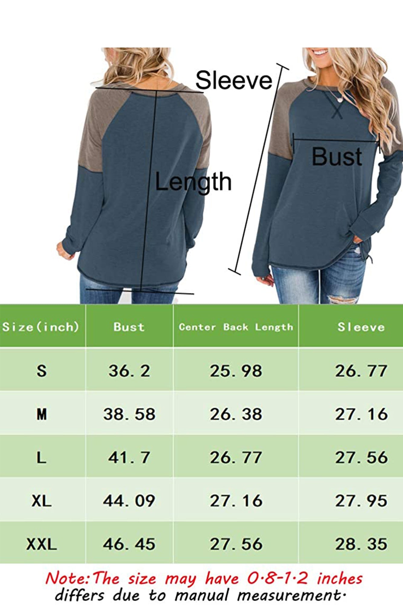 Bingerlily Women Navy Long Sleeve Tunic Top