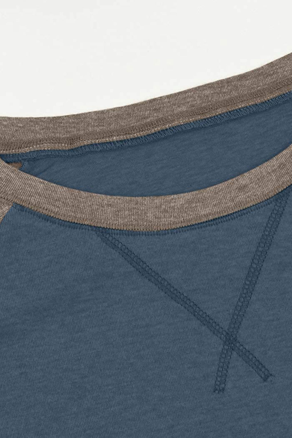 Bingerlily Women Navy Long Sleeve Tunic Top