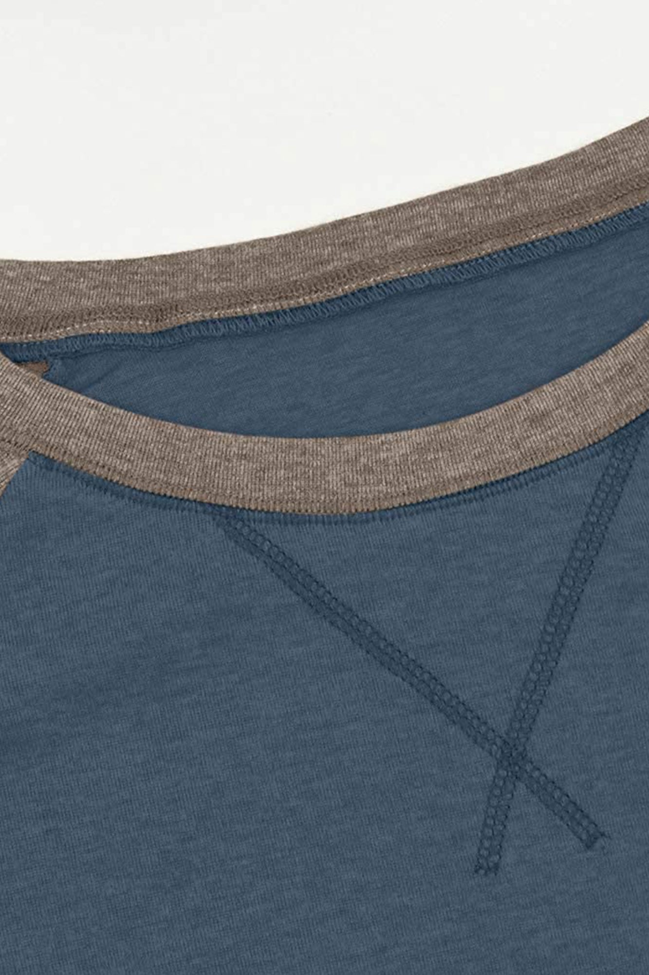 Bingerlily Women Navy Long Sleeve Tunic Top