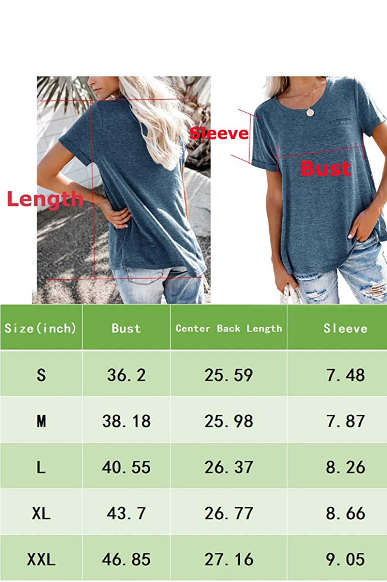 Bingerlily Navy Roll Up Short Sleeve T Shirt