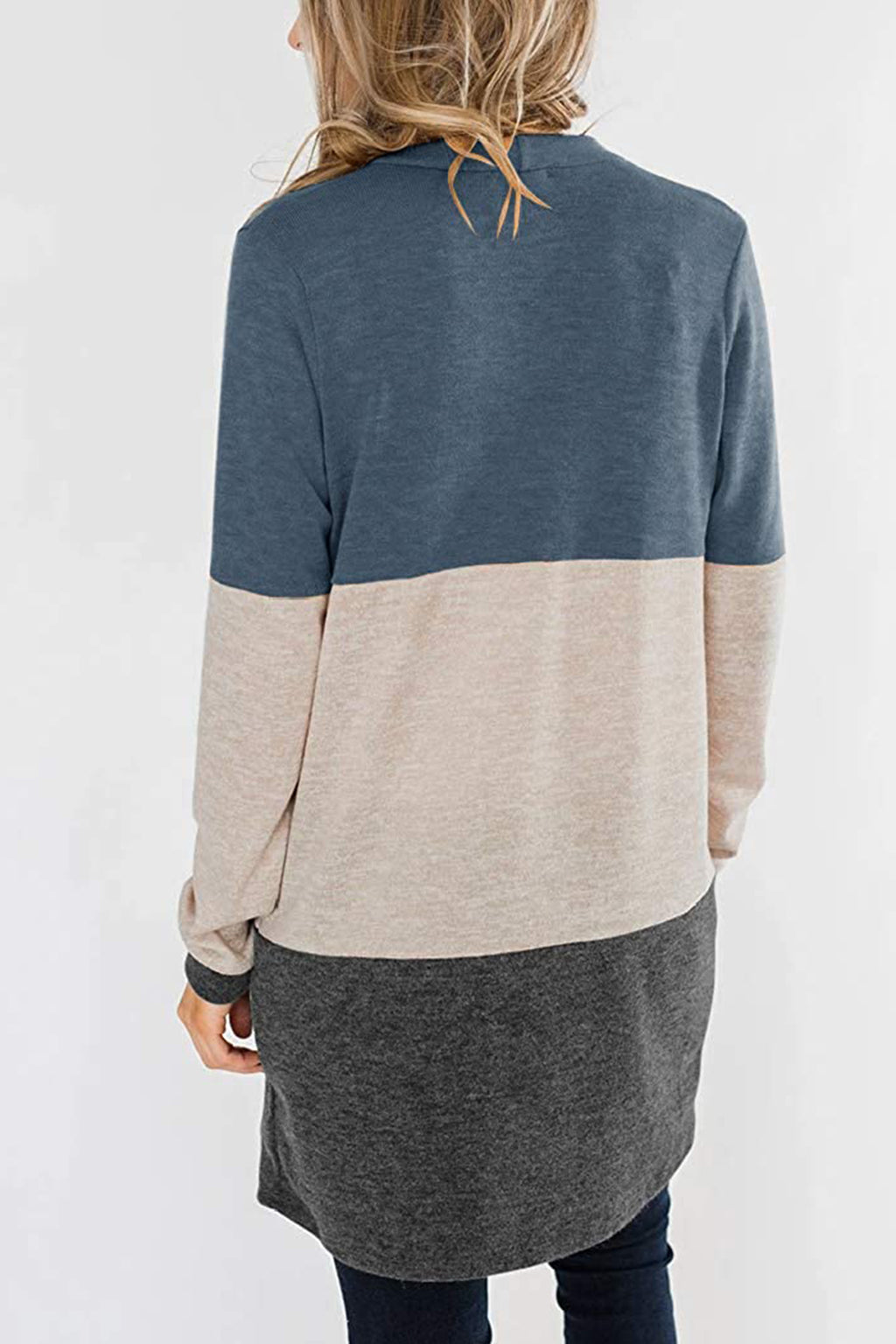 Bingerlily Navy Open Front Cardigan