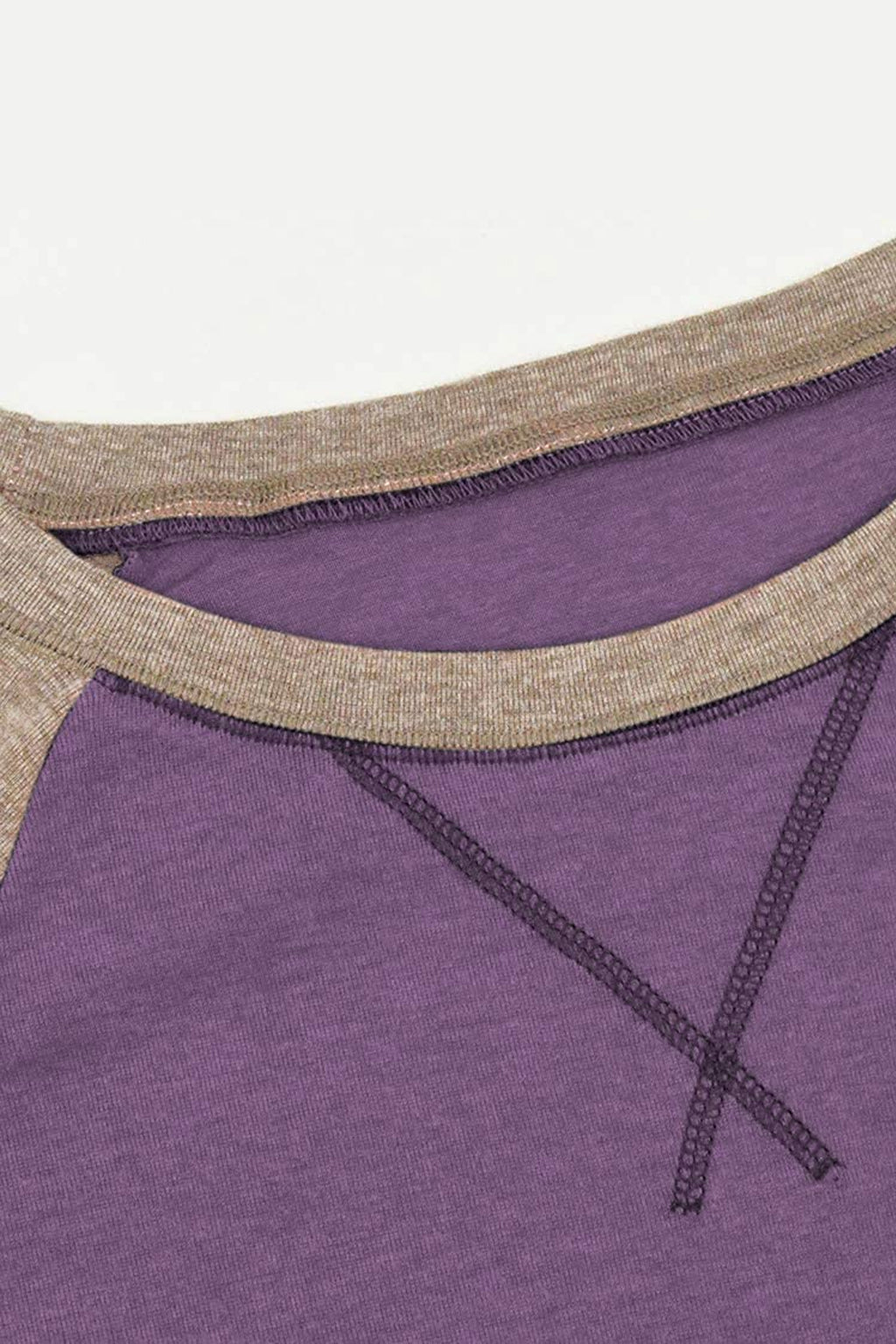 Bingerlily Women Purple Long Sleeve Tunic Top