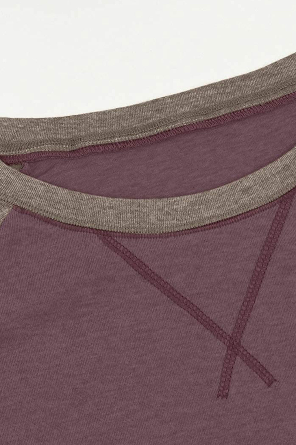 Bingerlily Women Wine Long Sleeve Tunic Top