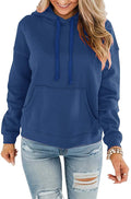 Bingerlily Women's Blue Hoodie