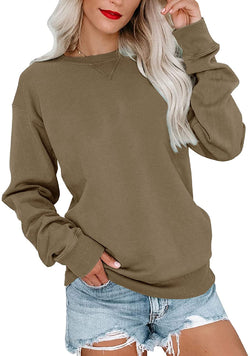 Bingerlily Women's Brown Sweatshirt