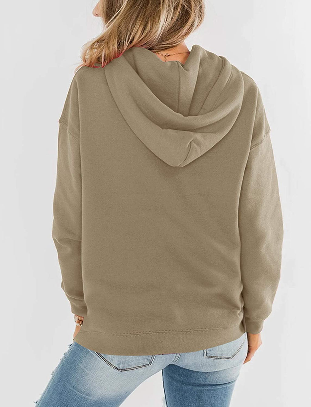 Bingerlily Women's Brown Hoodie