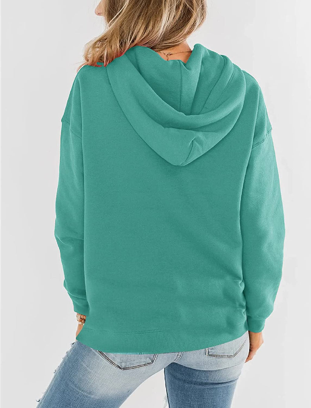 Bingerlily Women's Green Hoodie