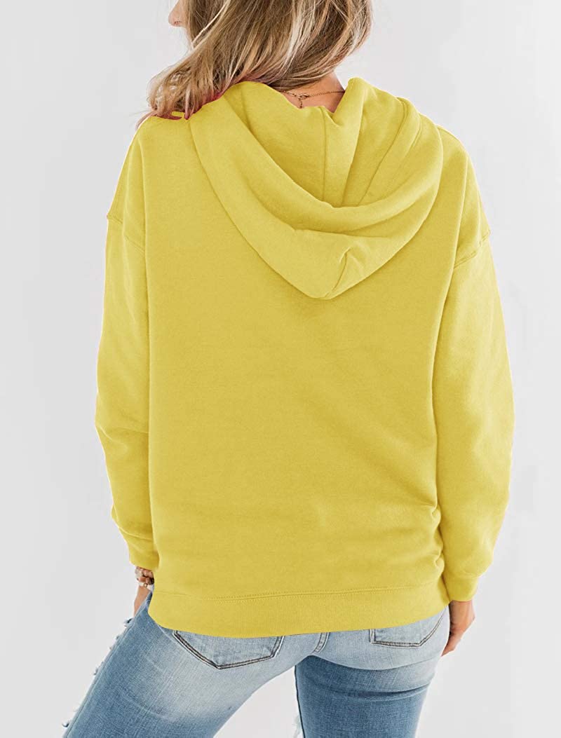 Bingerlily Women's Bright Yellow Hoodie