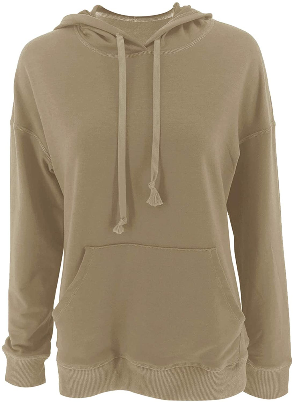 Bingerlily Women's Brown Hoodie