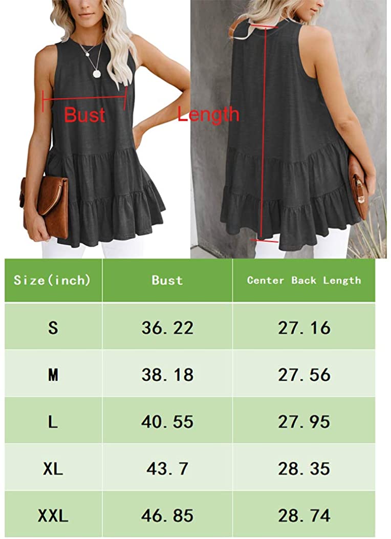 Bingerlily Women's Black Flowy Tank Top