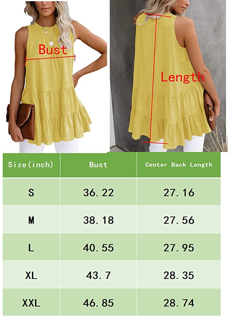 Bingerlily Women's Yellow Flowy Tank Top