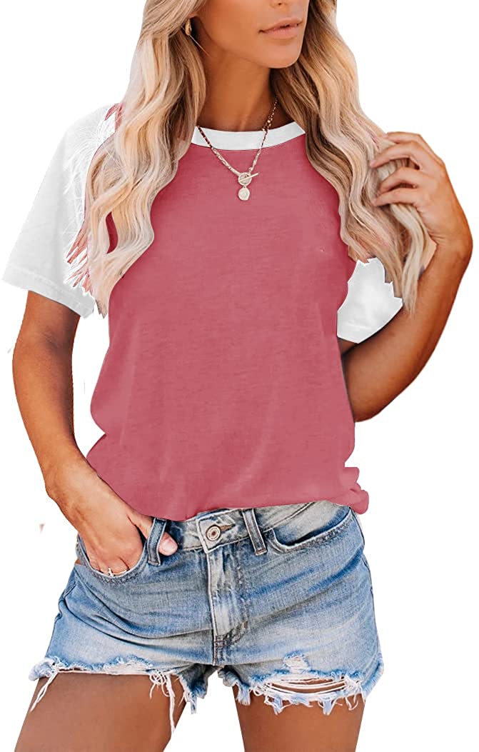Bingerlily Deep Peach Short Sleeve Tunic Top