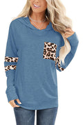 Bingerlily Women's Blue Pullover Sweatshirt