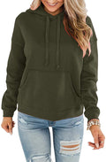 Bingerlily Women's Army Green Hoodie