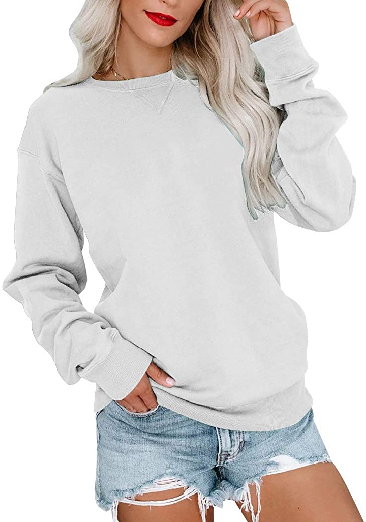 Bingerlily Women's White Sweatshirt