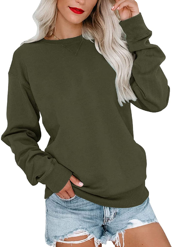 Bingerlily Women's Army Green Sweatshirt