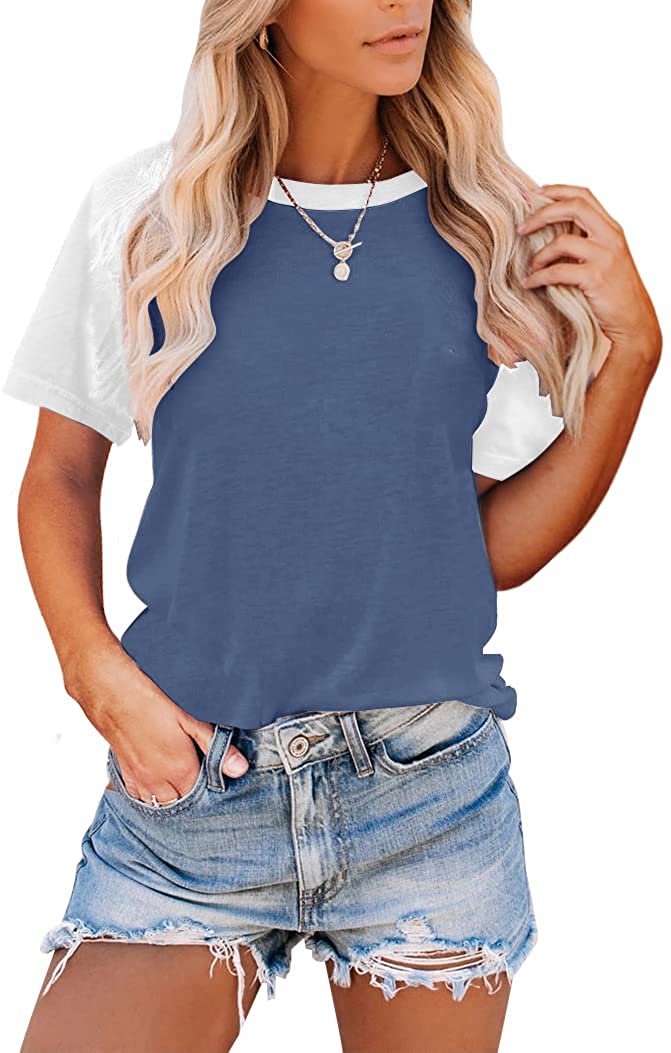 Bingerlily Navy Short Sleeve Tunic Top