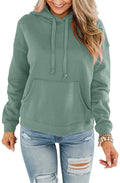 Bingerlily Women's Mint Green Hoodie