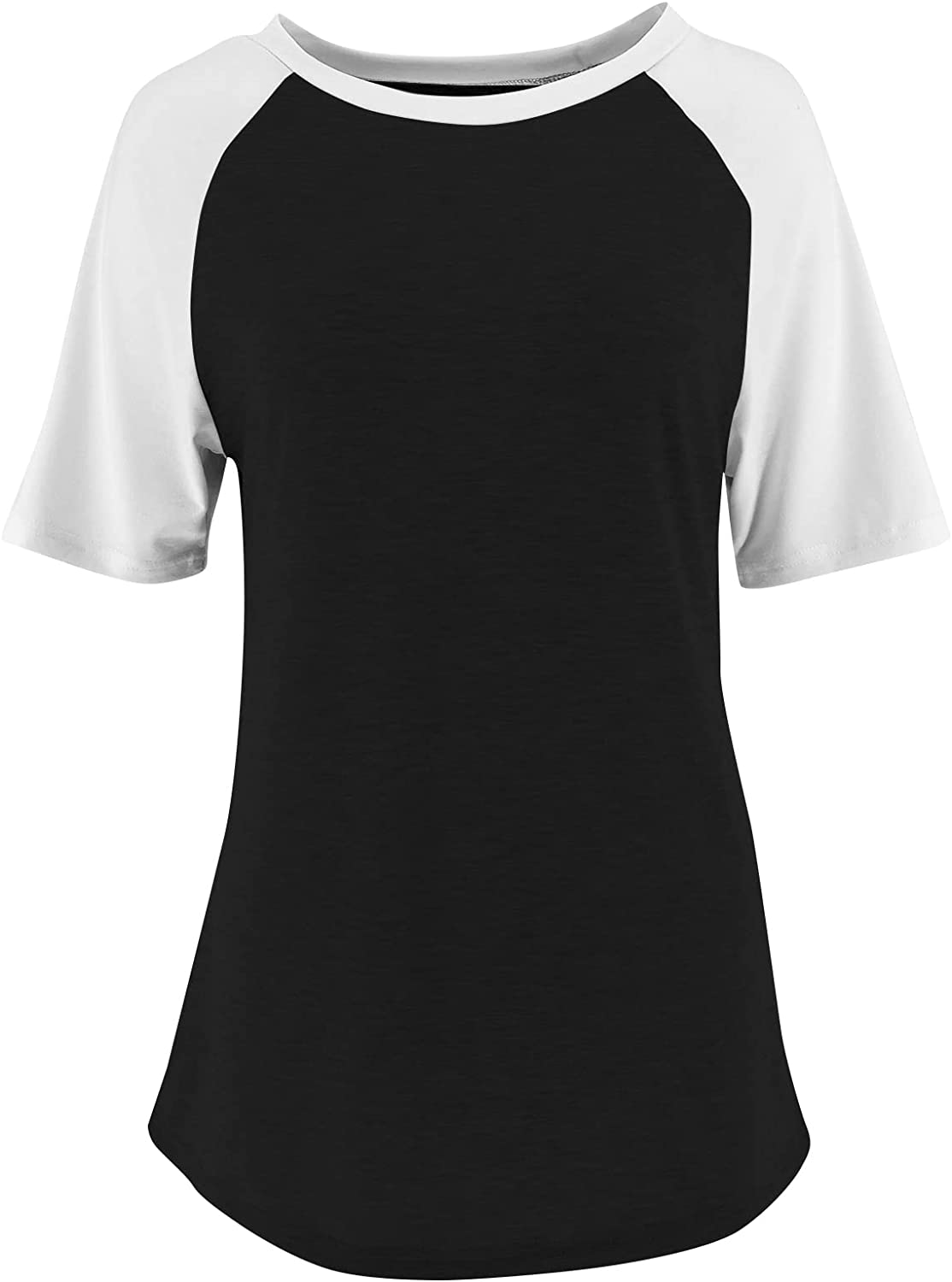 Bingerlily Black Short Sleeve Tunic Top