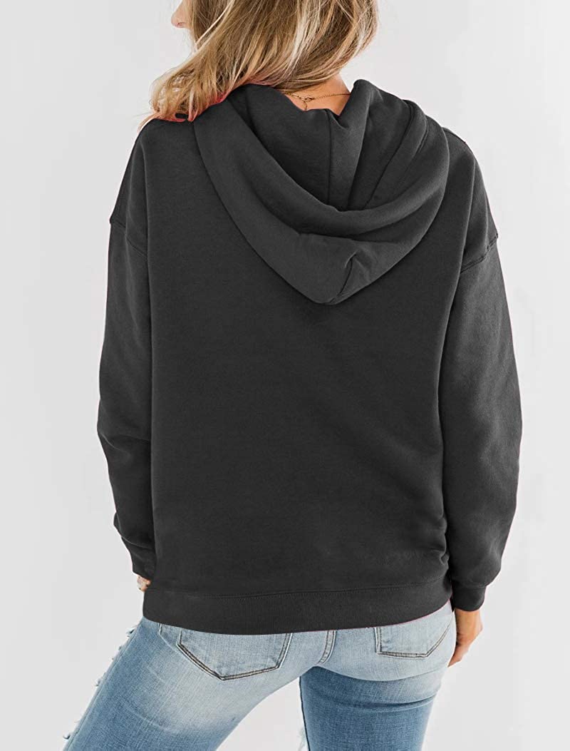 Bingerlily Women's Black Hoodie