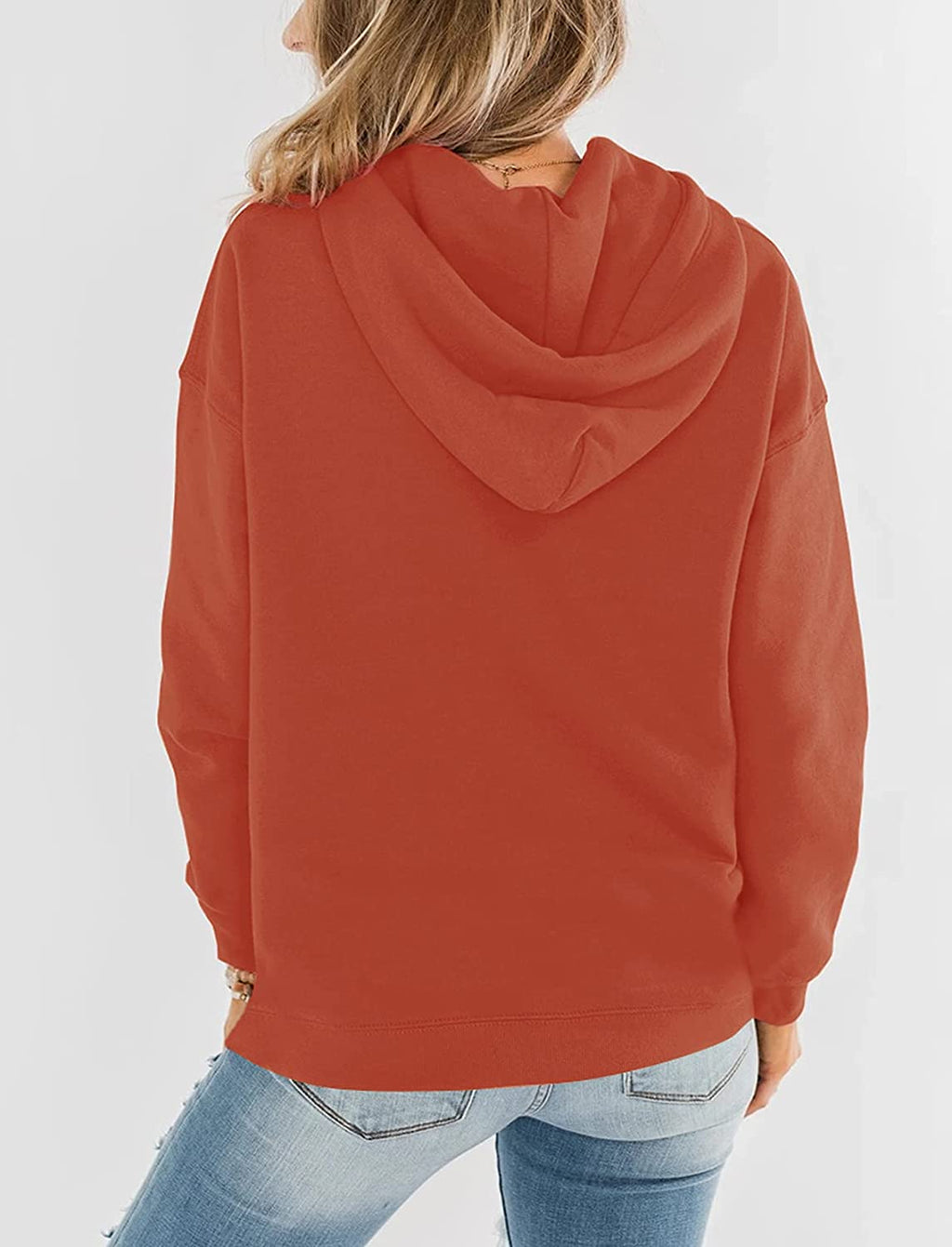 Bingerlily Women's Orange Hoodie