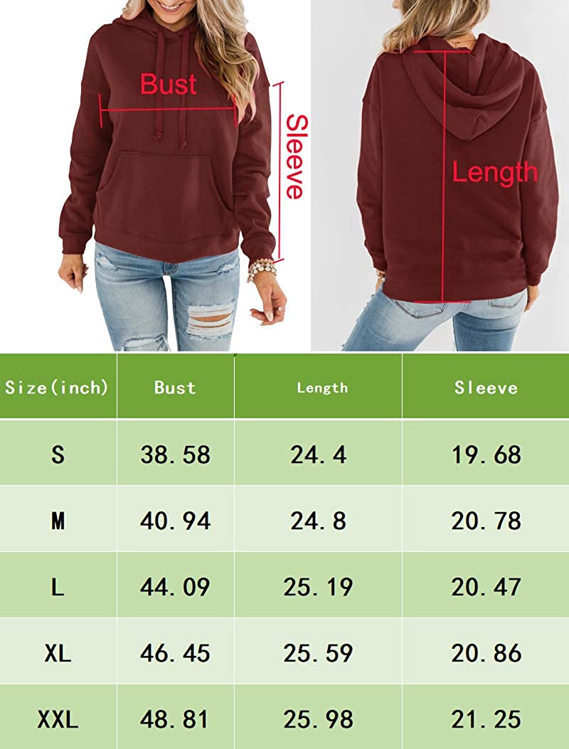 Bingerlily Women's Wine Red Hoodie