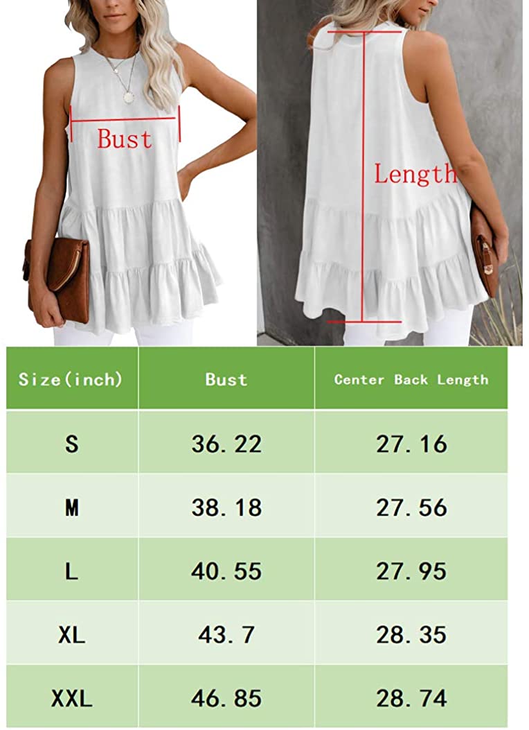 Bingerlily Women's White Flowy Tank Top