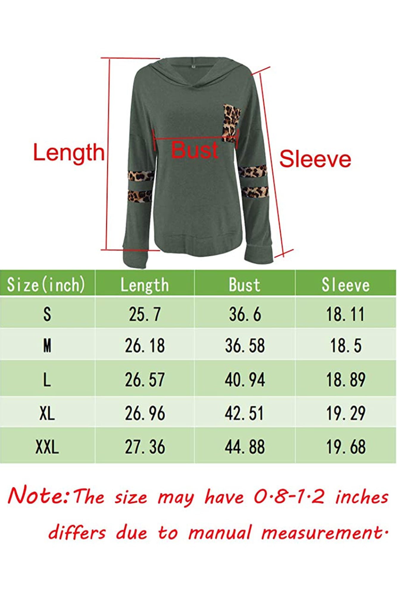 Bingerlily Women's Green Pullover Sweatshirt