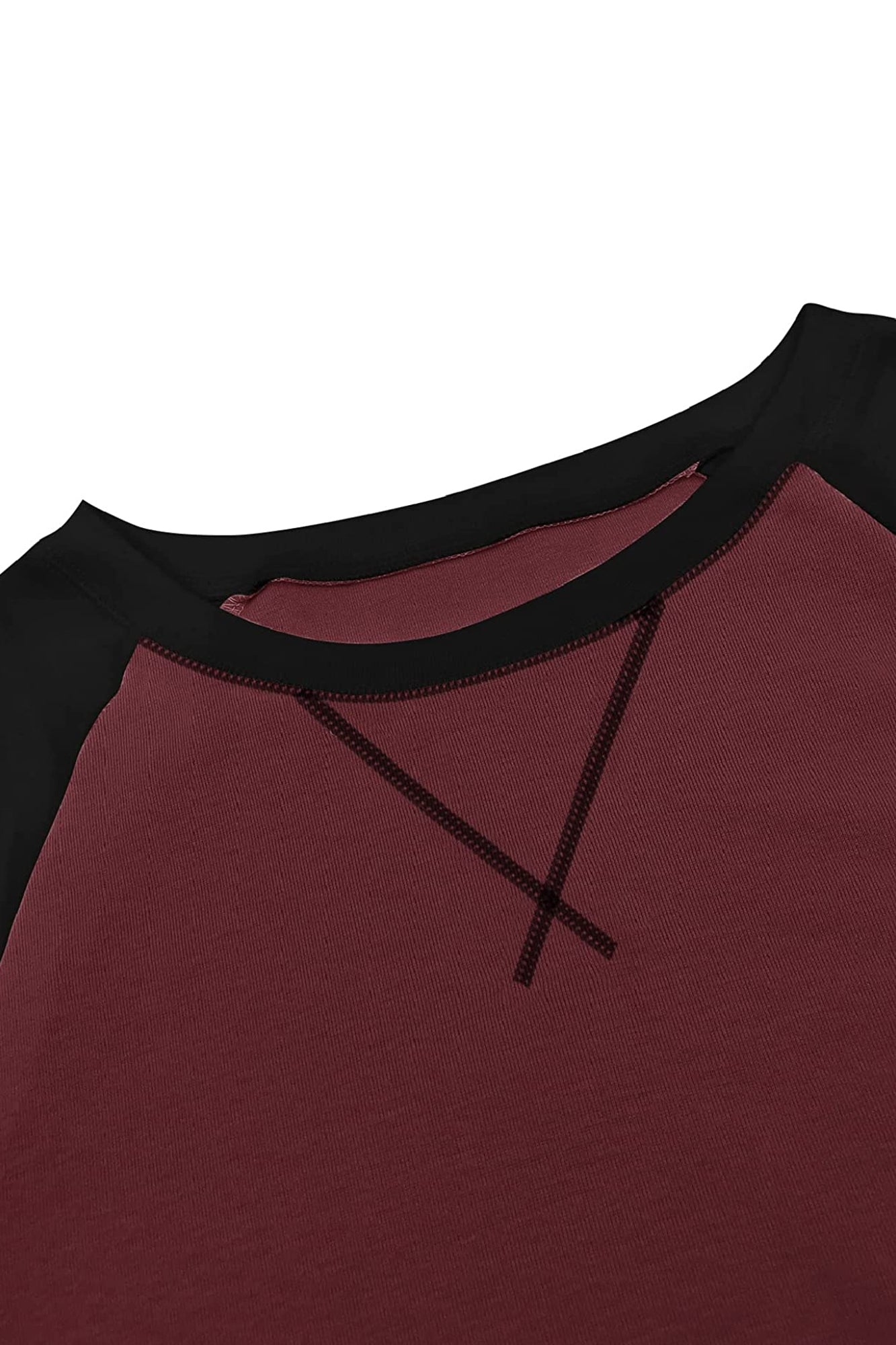 Bingerlily Women Wine Black Long Sleeve Tunic Top