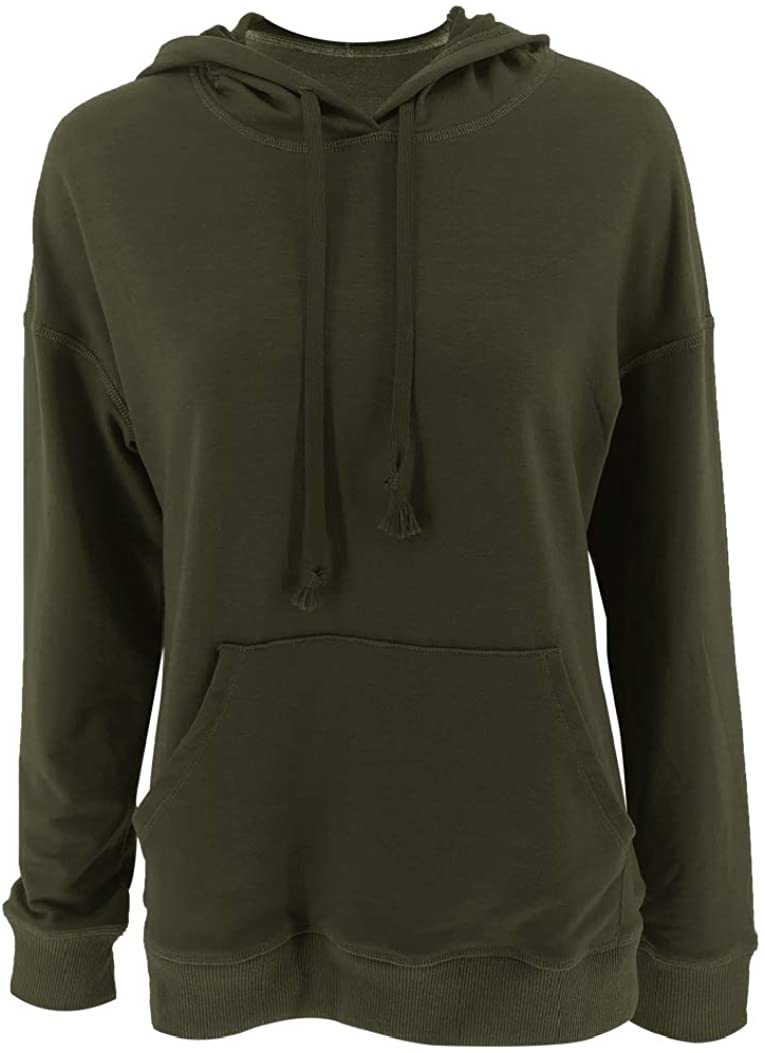 Bingerlily Women's Army Green Hoodie