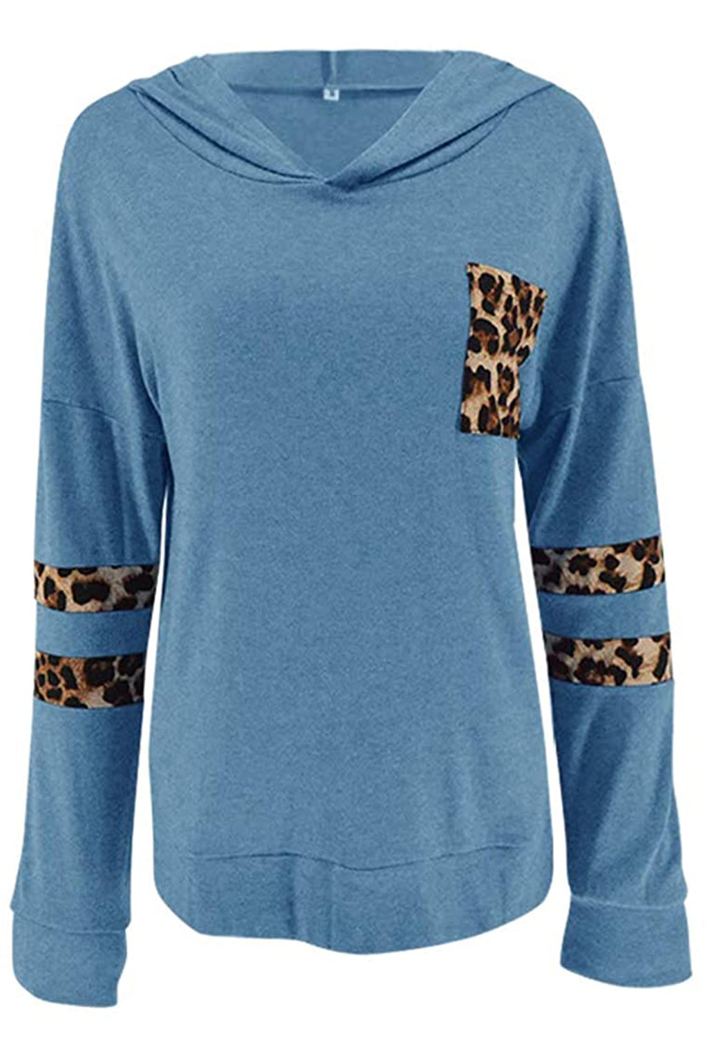 Bingerlily Women's Blue Pullover Sweatshirt
