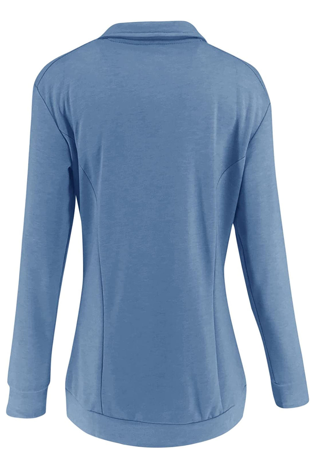 Bingerlily Women's Blue Zip Athletic Jacket