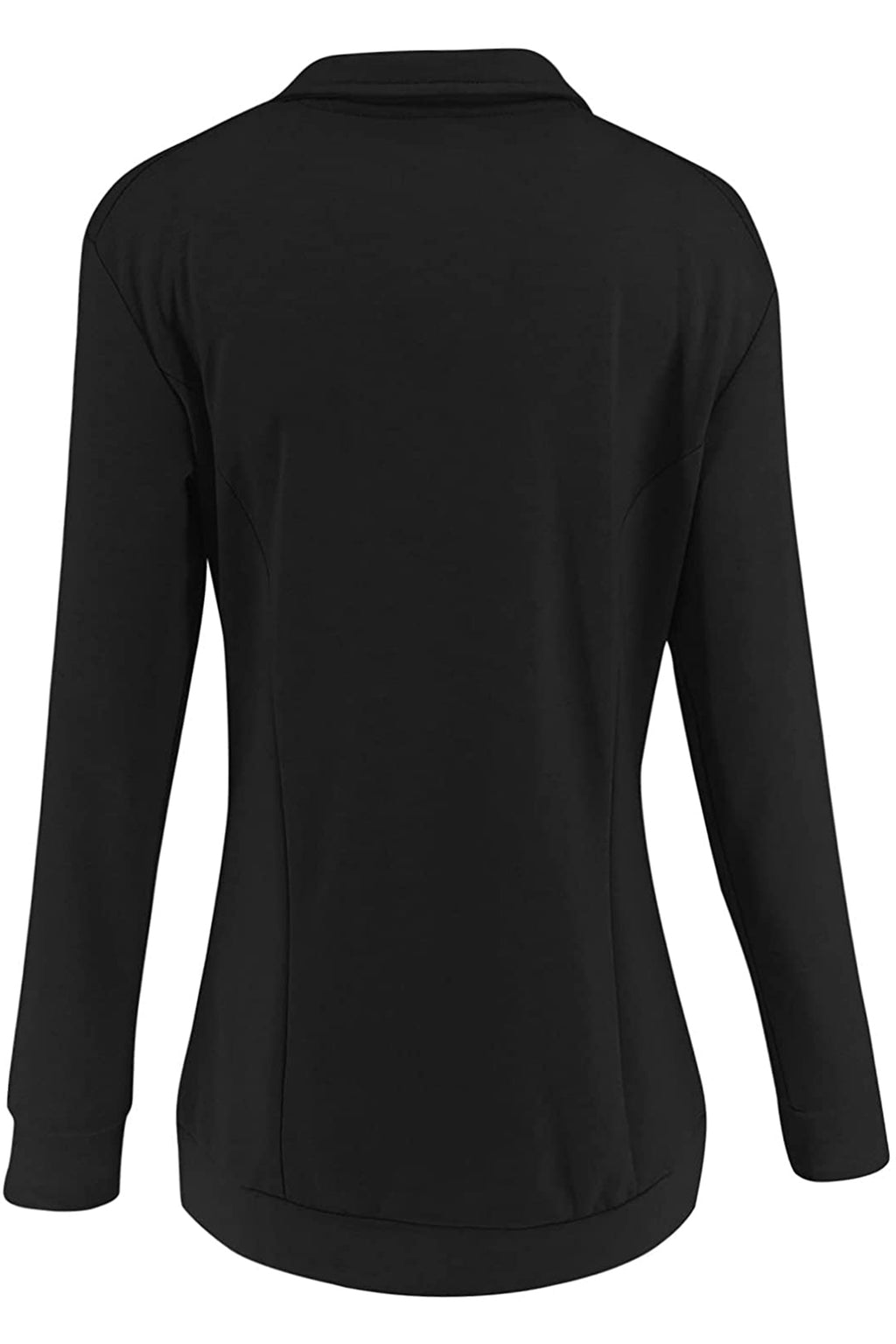 Bingerlily Women's Black Zip Athletic Jacket