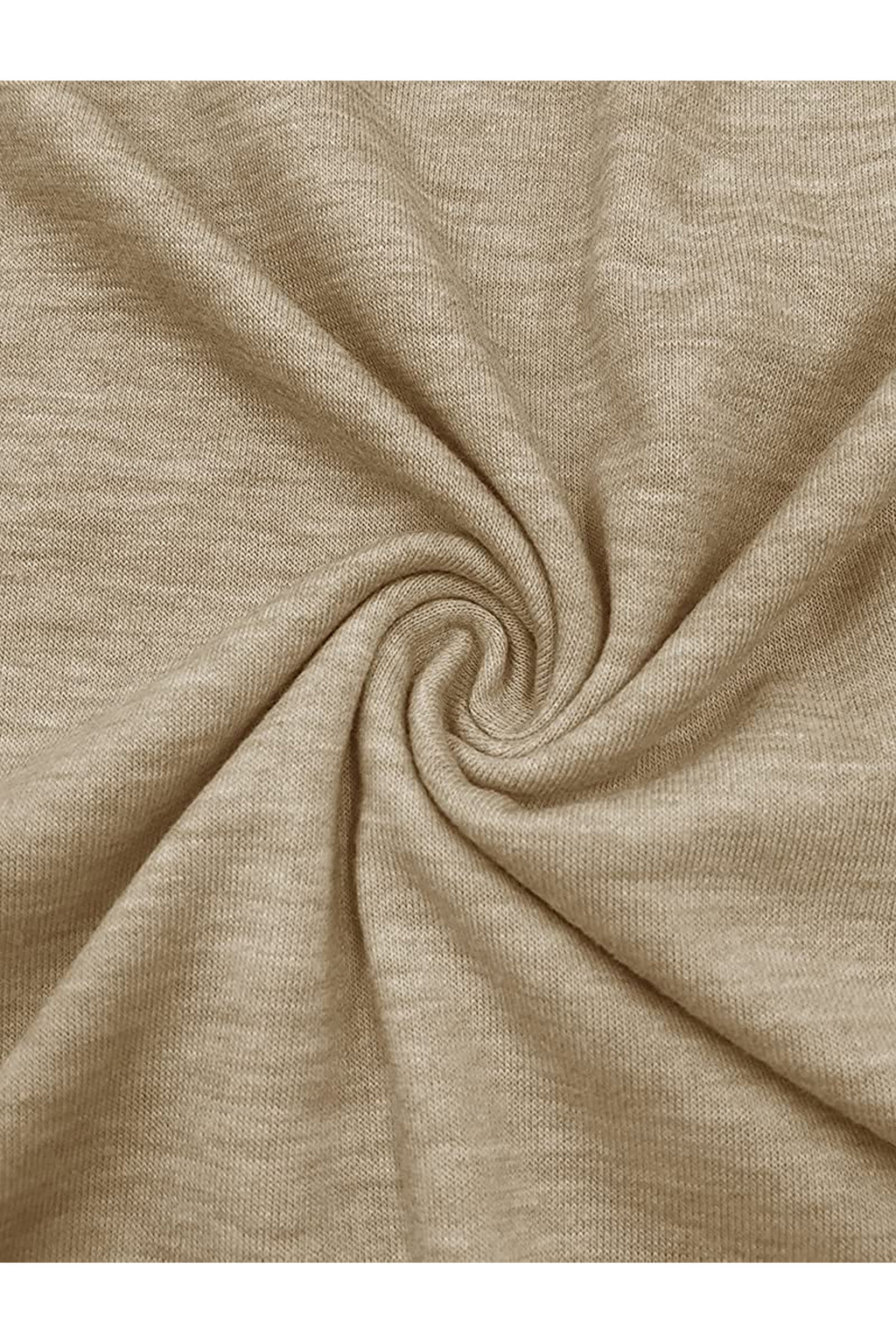 Bingerlily Khaki Red Crew Neck Short Sleeve T Shirt with Lace