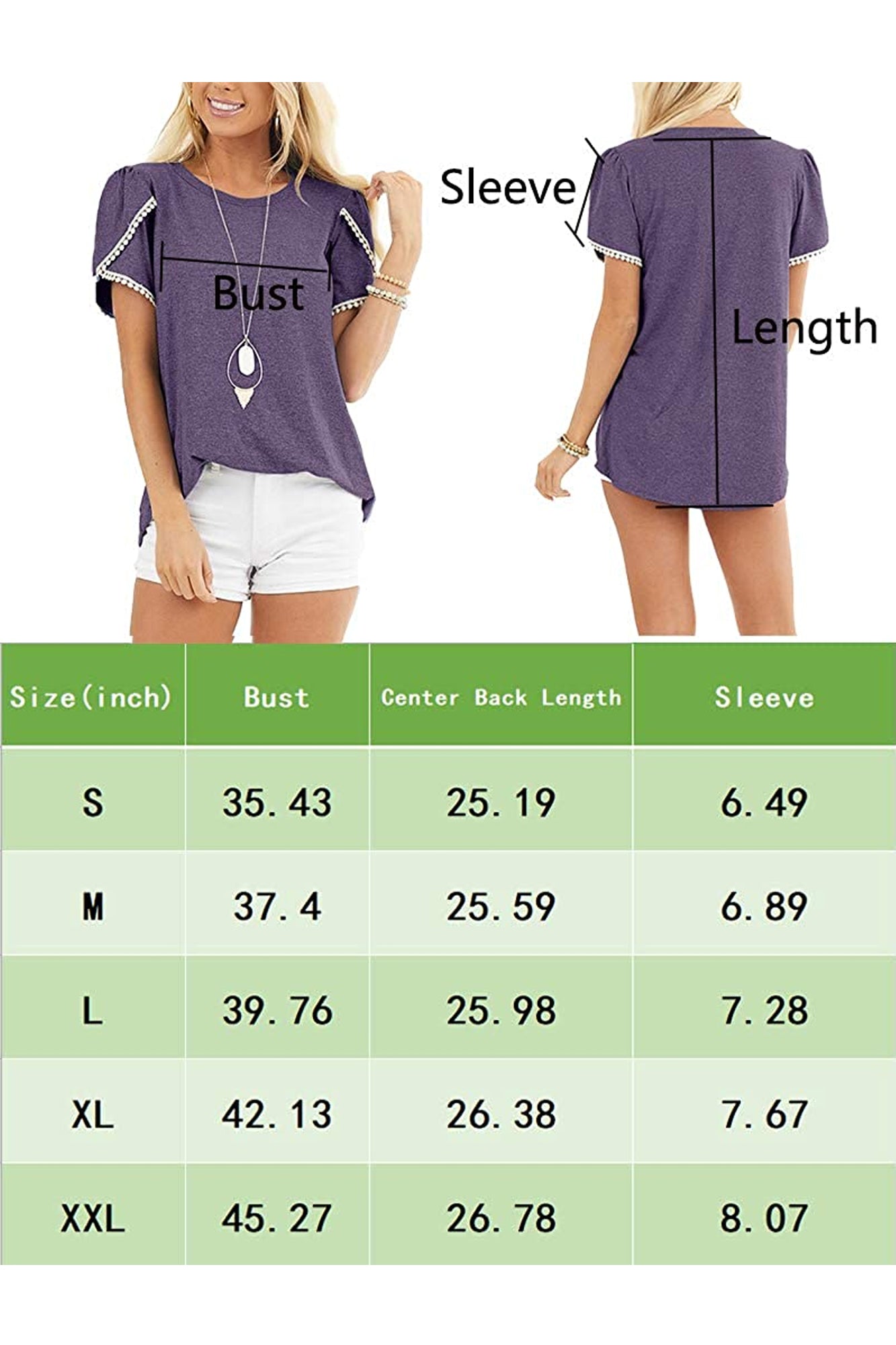 Bingerlily White Crew Neck Short Sleeve T Shirt with Lace