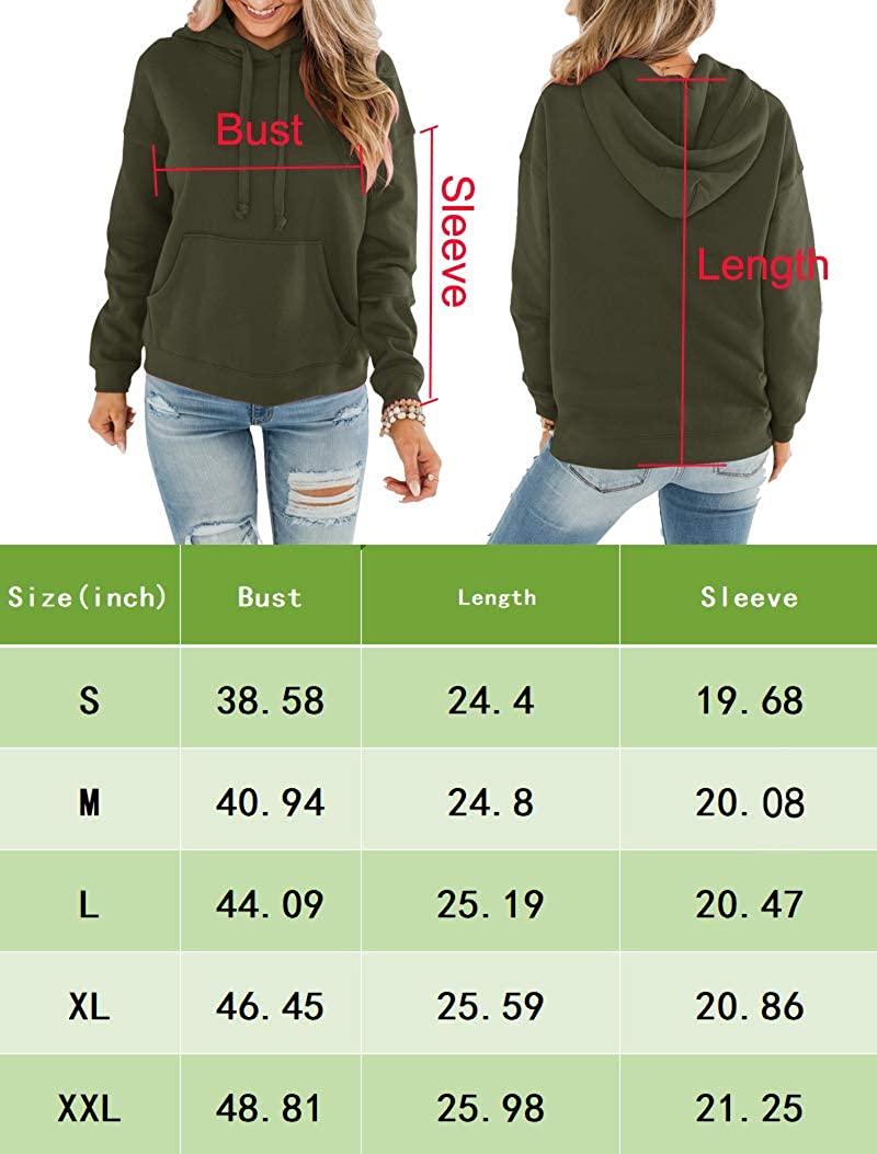 Bingerlily Women's Army Green Hoodie