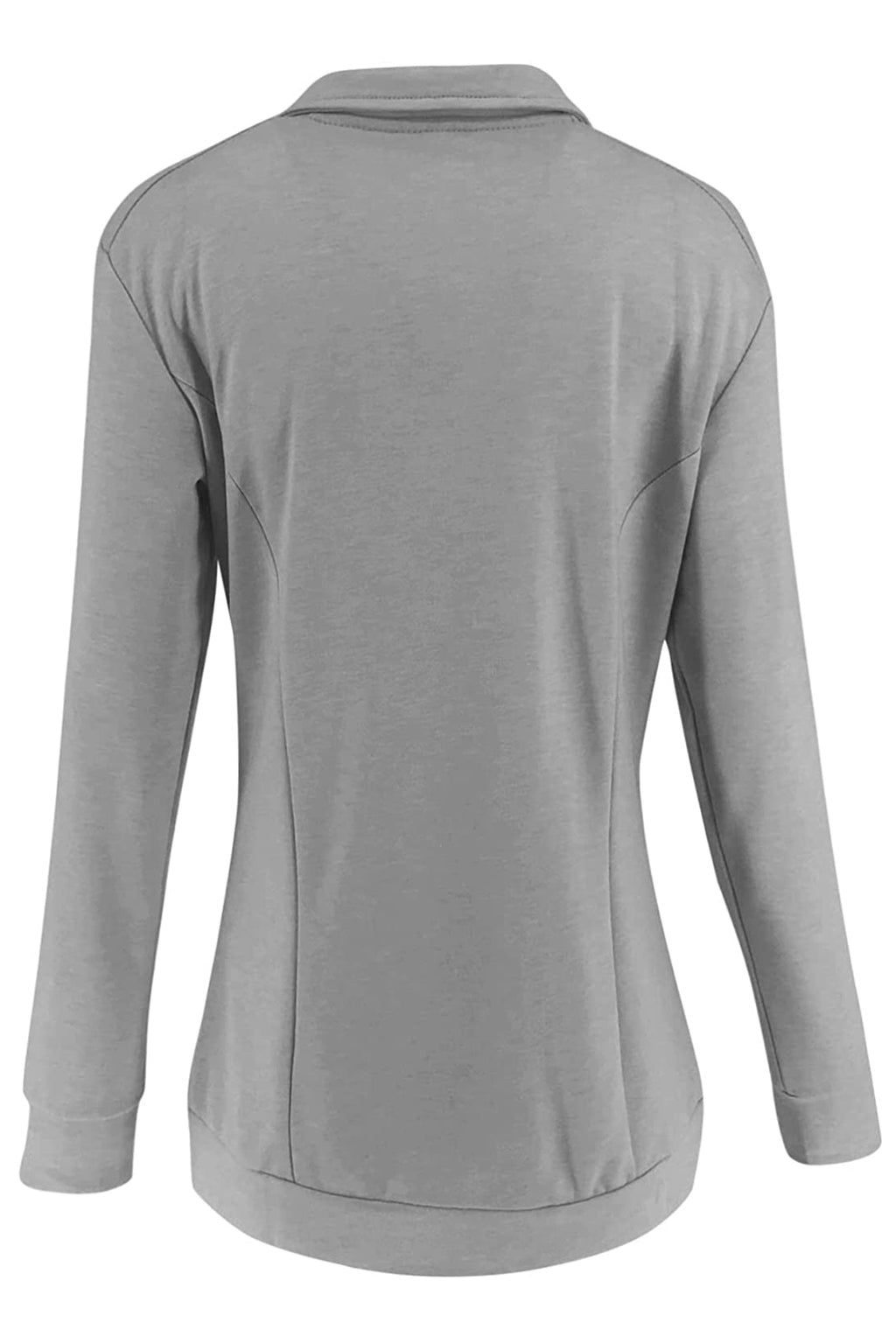 Bingerlily Women's Gray Zip Athletic Jacket