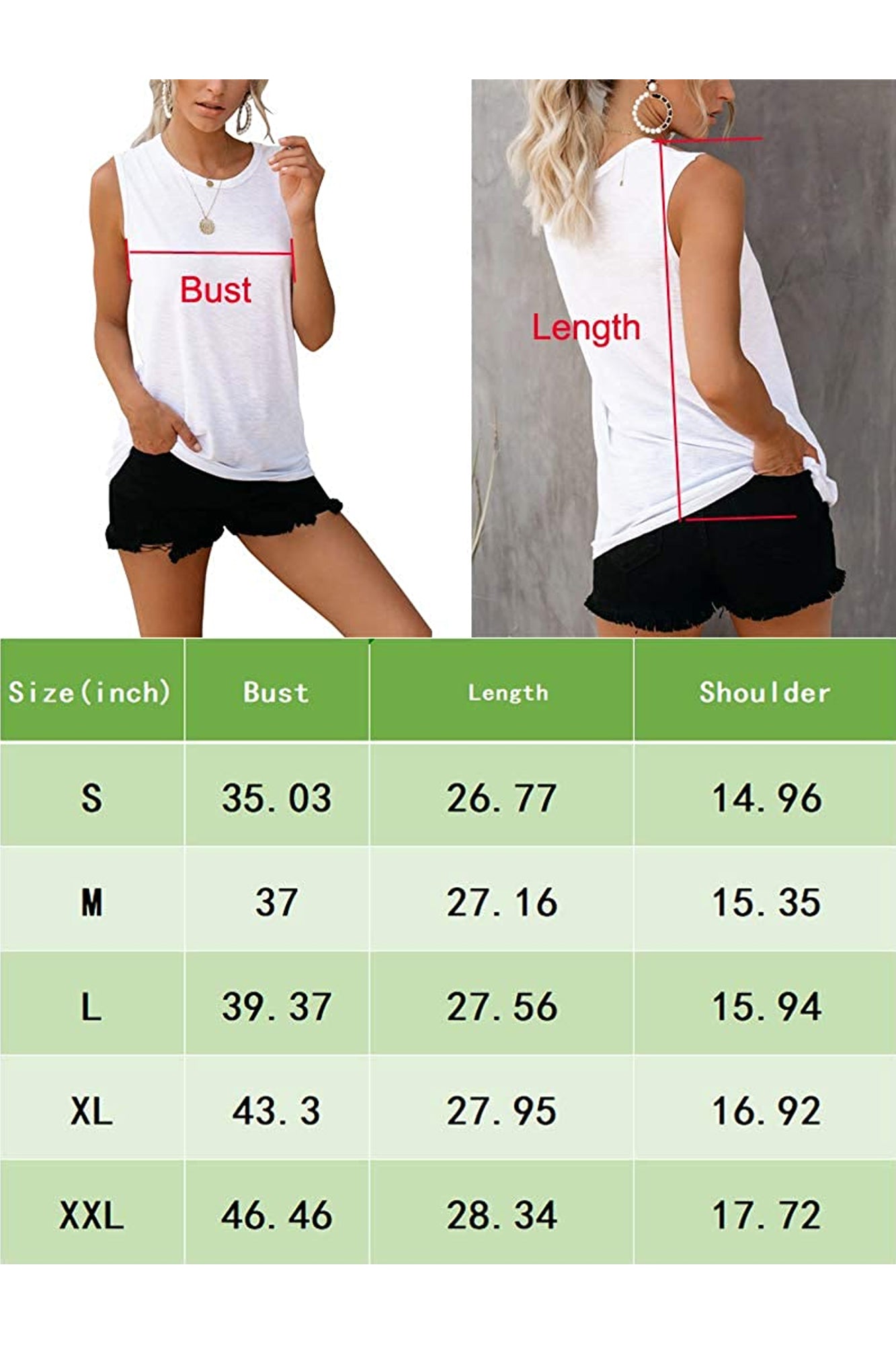 Bingerlily Women's White Sleeveless Flowy Tank Top