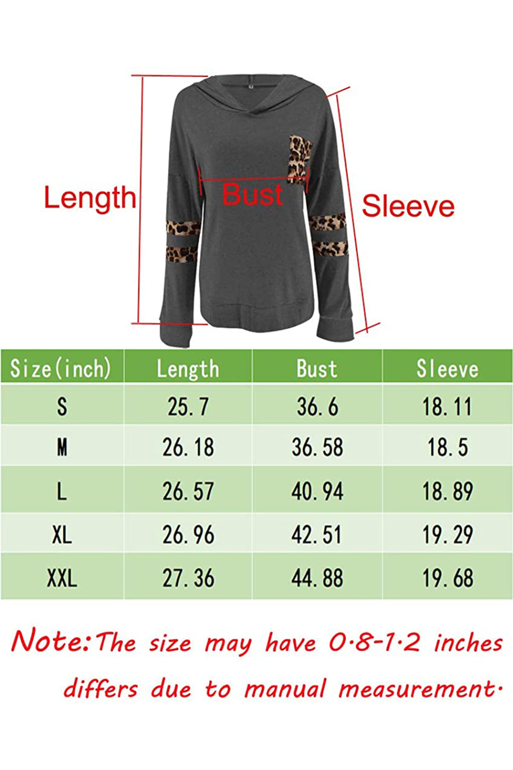 Bingerlily Women's Charcoal Pullover Sweatshirt