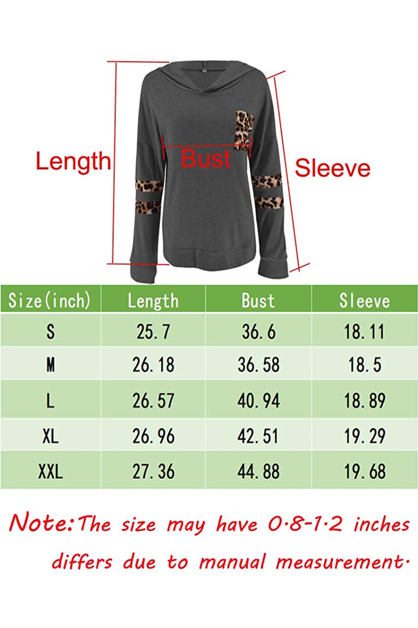 Bingerlily Women's Charcoal Pullover Sweatshirt