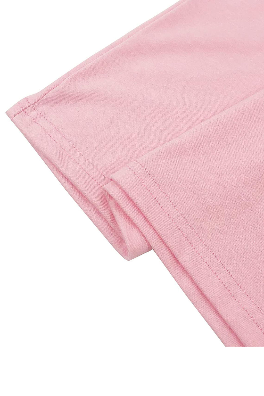 Bingerlily Pink Short Sleeve Stripe Tops