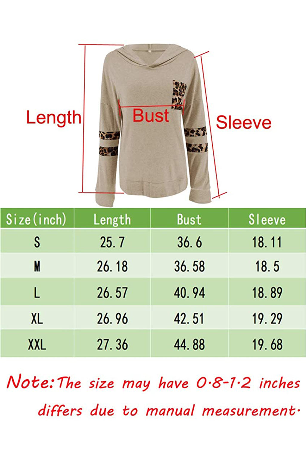 Bingerlily Women's Light Gray Pullover Sweatshirt