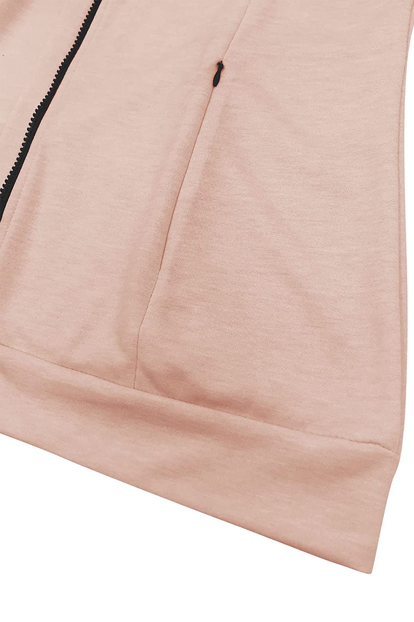 Bingerlily Women's Pink Zip Athletic Jacket